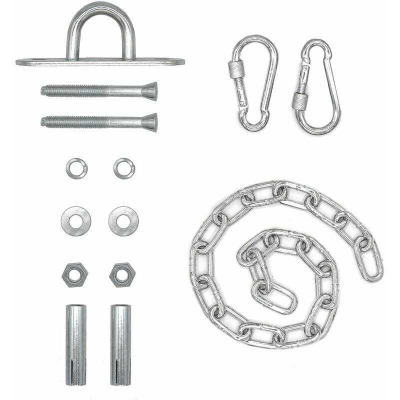 50cm Catena per Sedia Appesa 230kg Gancio a Soffitto Sospensione per Amaca