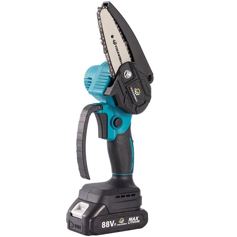 88VF Cordless Elettrosega Motoseghe a batteria ricaricabile Elettrico Sega senza fili + Display Batteria con 2 batterie