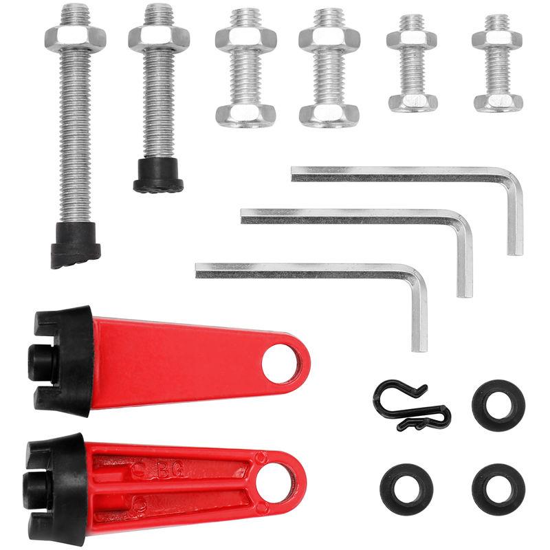 Asupermall - Accessori per macchine da taglio per smerigliatrice angolare, supporto smerigliatrice angolare, rosso
