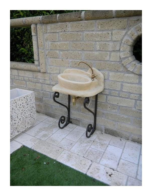 Bonfante - Acquaio In Pietra Ricostruita Nonno Romeo Tufo Bonfante - Acquaio In Pietra Ricostruita Nonno Romeo Tufo