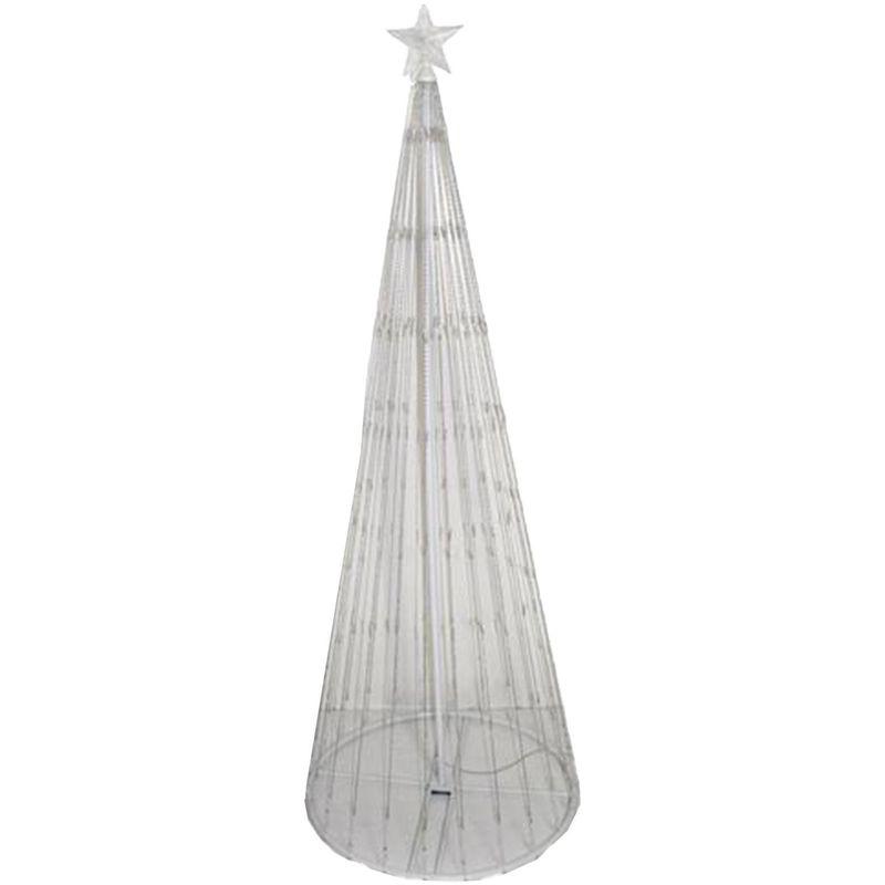 Albero di natale a cono 300 cm 390 led in movimento da esterno luce fredda - DUE ESSE Albero di natale a cono 300 cm 390 led in movimento da esterno luce fredda - DUE ESSE