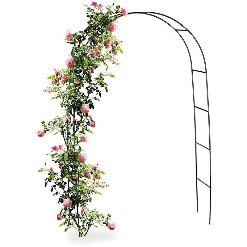 Arco Da Giardino Supporto Per Rose Piante Rampicanti In Metallo Altezza 240 Cm