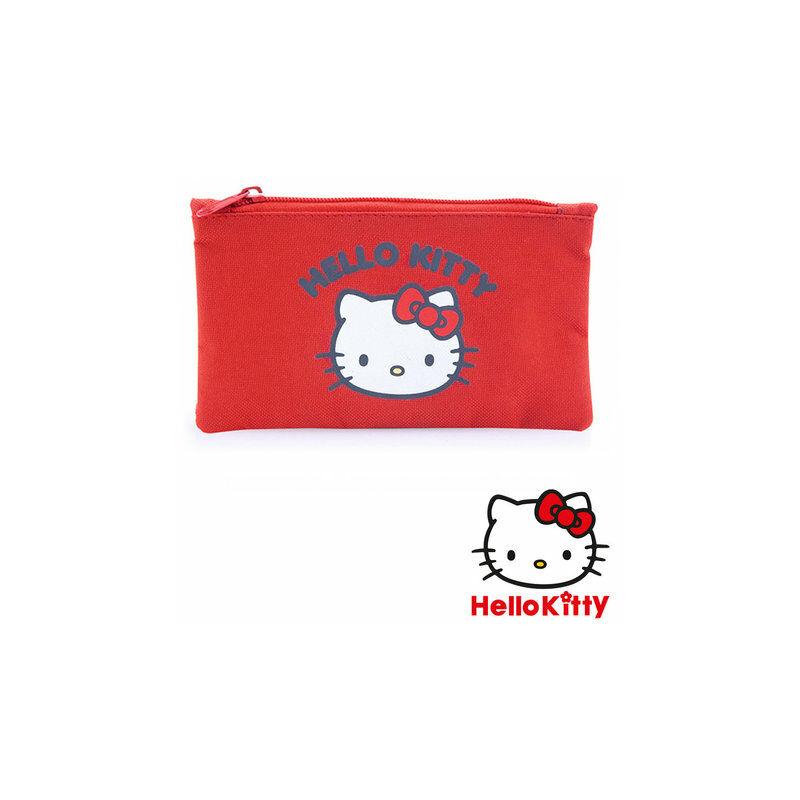 Cliccandoshop - Astuccio Scuola Hello Kitty 147263 Rosso Rosso
