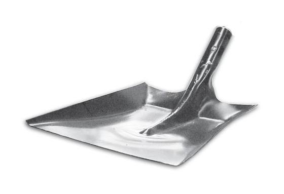 Badile Pala per Carbone senza manico 355x300 mm misura no 5 in Acciaio Zincato