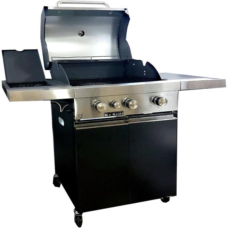 Barbecue A Gas Gpl Pietra Lavica 3 Fuochi Manieri Fire Dok Inox