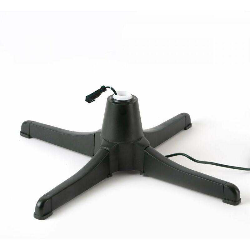 Base Girevole 360° Per Albero Di Natale Con Attacco Per Luci Verde - Manieri