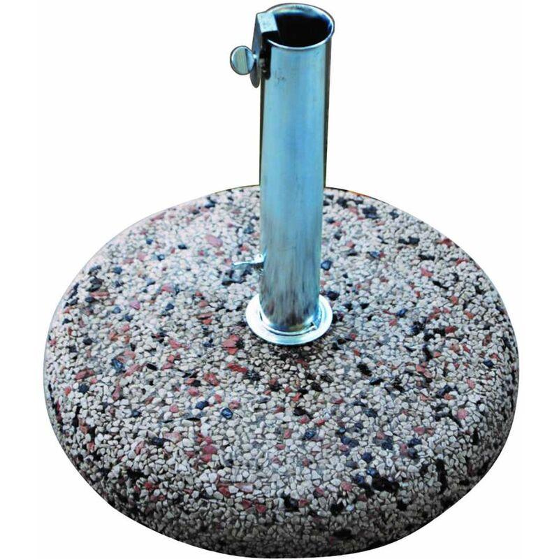 Base per Ombrellone in Graniglia - Tubo 45 mm - 25 kg
