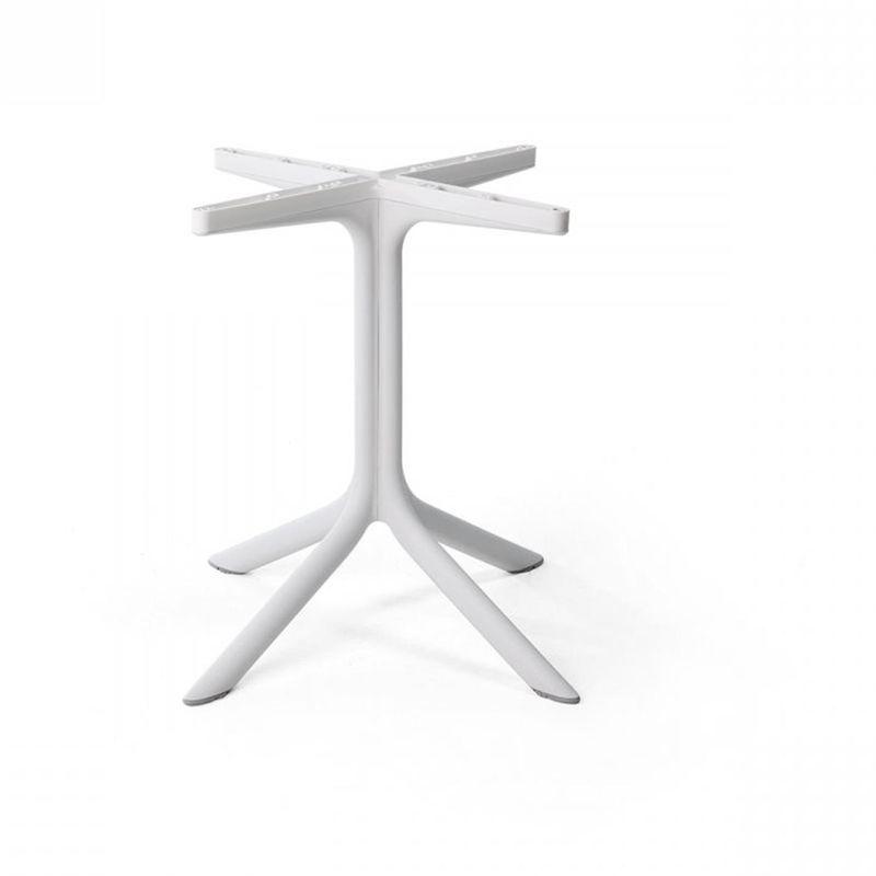 Base Tavolono clip da da esterno e giardino bar ristorante in fiberglass (bianco) - MILO Base Tavolono clip da da esterno e giardino bar ristorante in fiberglass (bianco) - MILO