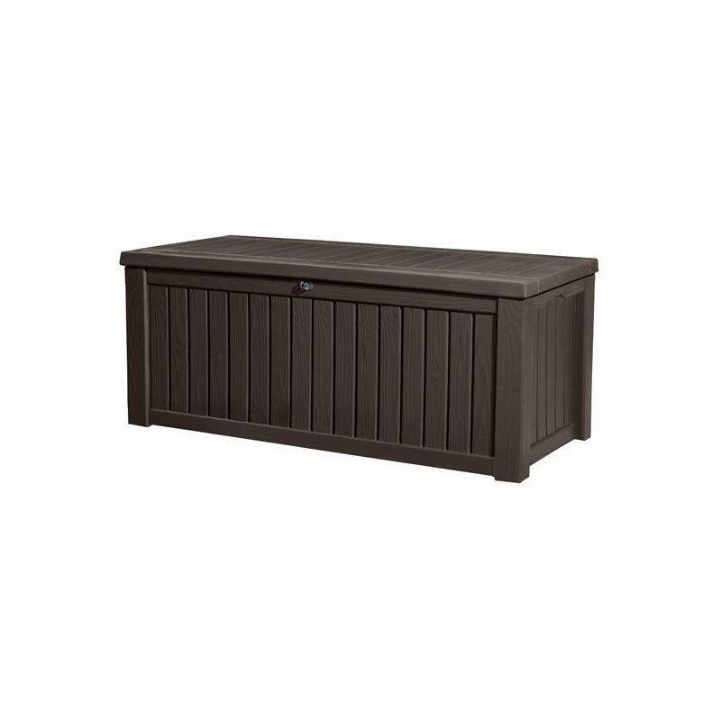 Baule in resina Rockwood - effetto legno colore marrone - KETER