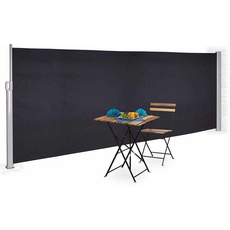ASA-200T Tenda da sole laterale grigio antracite 3x2m retrattile per terrazza, schermo privacy giardino - Bc-elec ASA-200T Tenda da sole laterale grigio antracite 3x2m retrattile per terrazza, schermo privacy giardino - Bc-elec