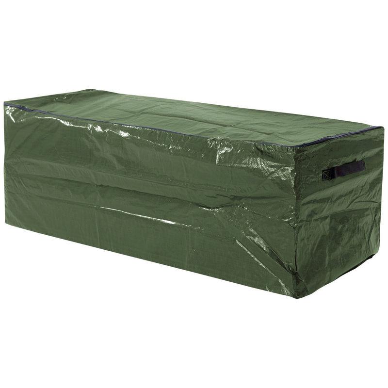 STI - Borsa per Albero Natale decorazioni natalizie in PE manici cerniera 110x37x39cm