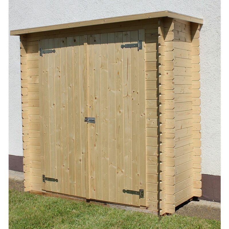 Box Armadio in Legno Casetta da Giardino Ricovero per Attrezzi Differenziata - BRICOSHOP24