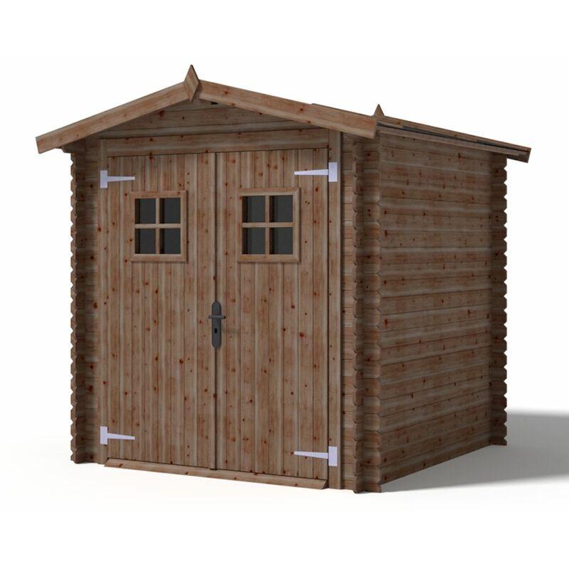 Box Ricovero Attrezzi 2x2 Impregnata Rimessa Casetta da Giardino Esterno Legno