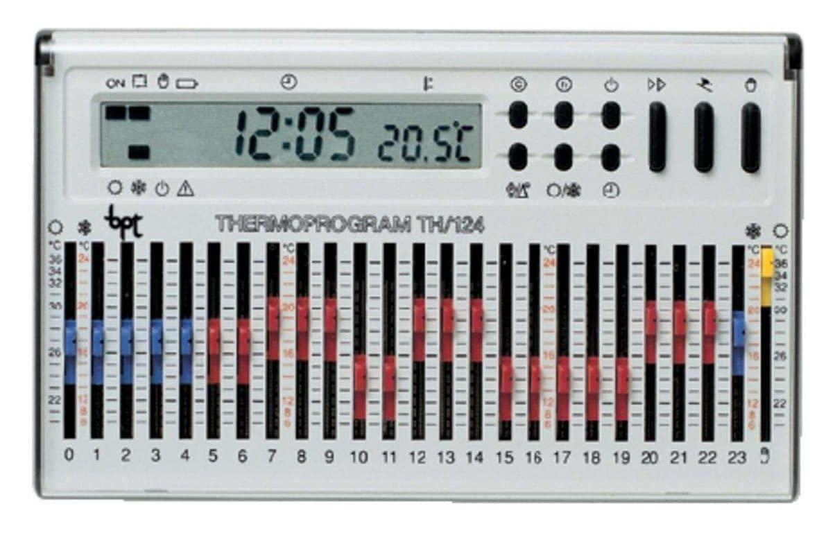 Cronotermostato Programmabile Elettronico Giornaliero Da Parete Bianco TH/124.01 BB Cronotermostato Programmabile Elettronico Giornaliero Da Parete Bianco TH/124.01 BB