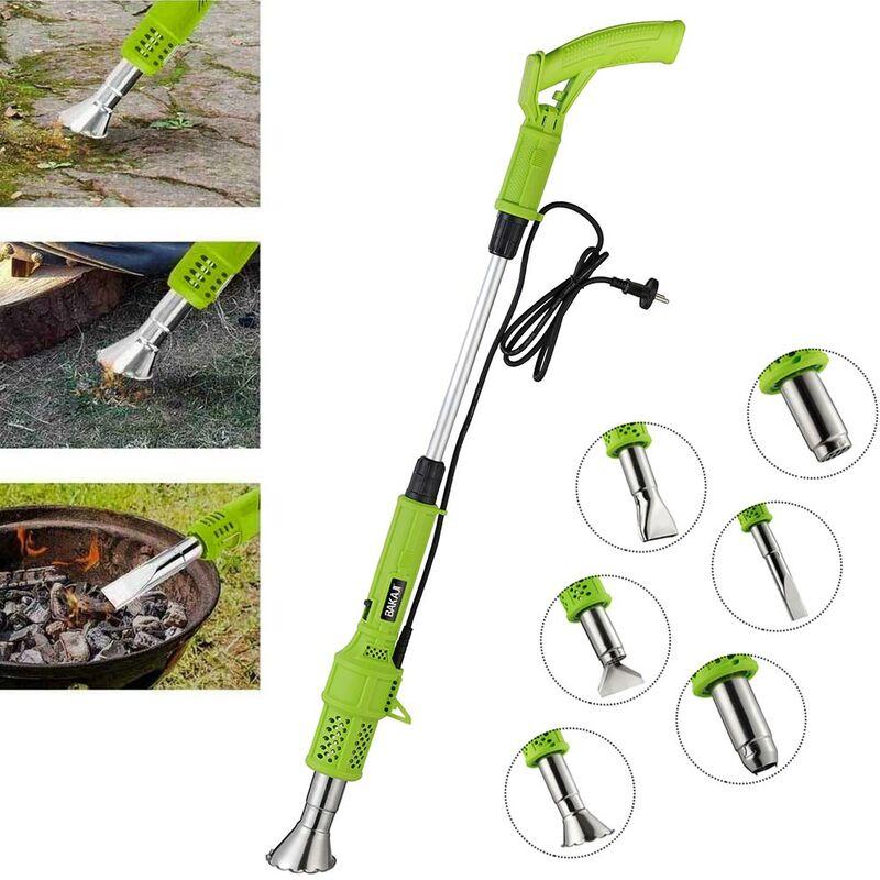 Bruciatore Erba Elettrico 2000W 230V Diserbante Termico Per Erbacce 80/600 Gradi