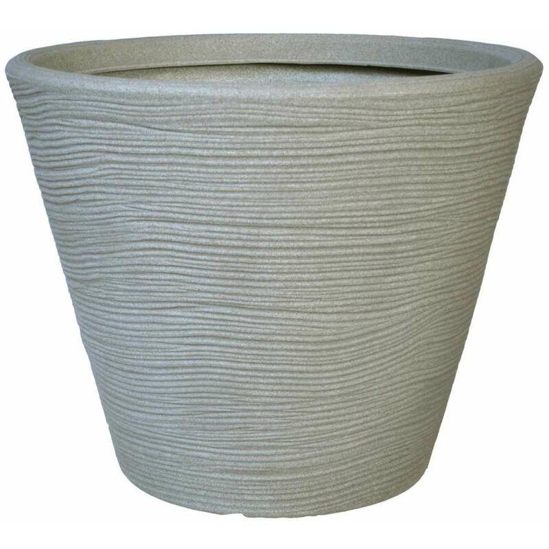 Vaso campana rigata shabby corda Vaso campana rigata shabby corda