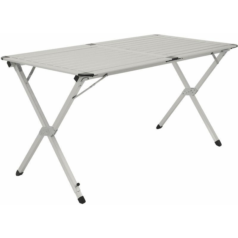 Tavolo da campeggio in alluminio per 4 persone 140 x 70 x 70 cm pieghevole - Campfeuer Tavolo da campeggio in alluminio per 4 persone 140 x 70 x 70 cm pieghevole - Campfeuer
