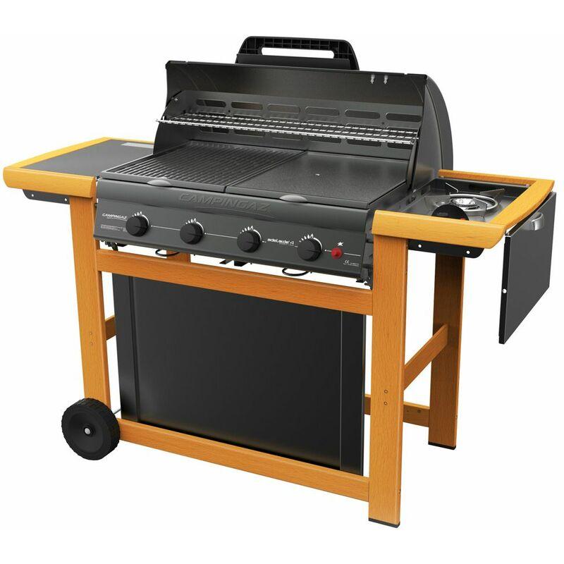 Campingaz Barbecue a Gas 4 Bruciatori Griglia con Fornello Coperchio BBQ 21 Kw - BRICOSHOP24