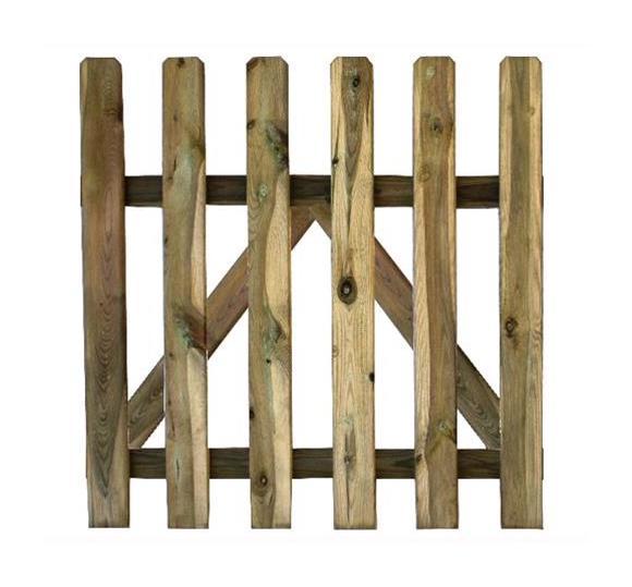 CANCELLETTO Cancello in LEGNO Impregnato in autoclave 100X100H CM PAPILLON