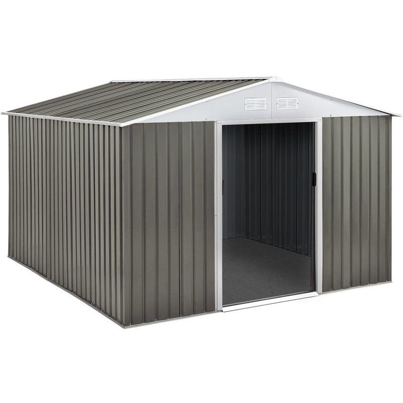 Habitat Et Jardin - Capanno da giardino in metallo DALLAS - 8,84 m²