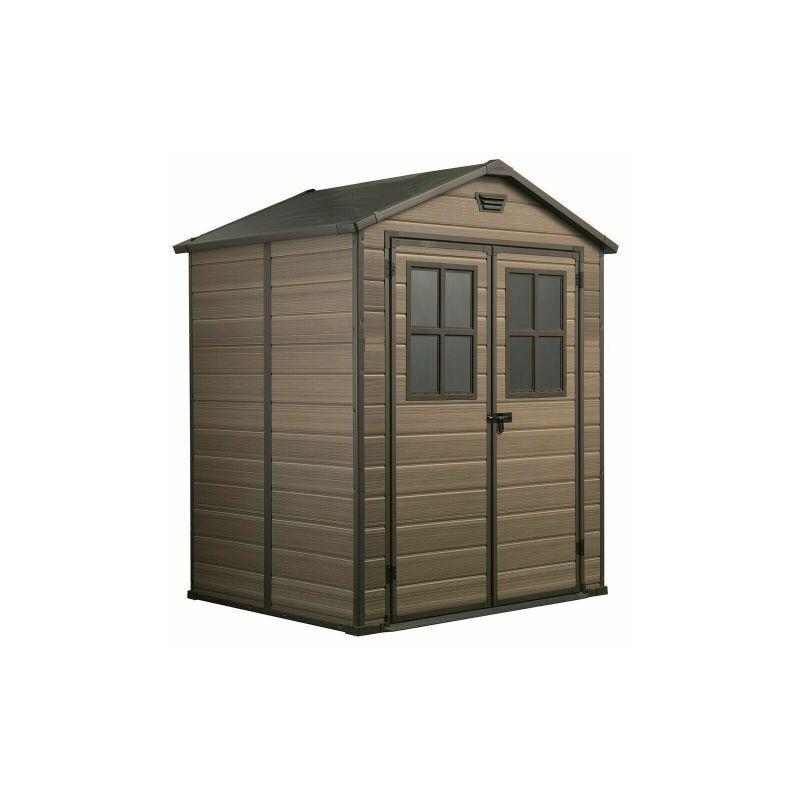 Box Casetta Capanno Keter In Resina Da Giardino Cm 185X237X226 Scala 6X8Dd 37125