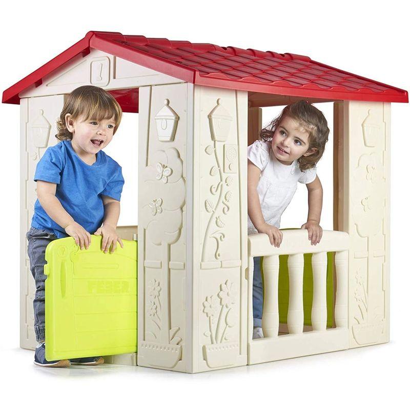 Casa Casetta Gioco Bambini Happy Feber House Esterno Giardino 90x104x101cm