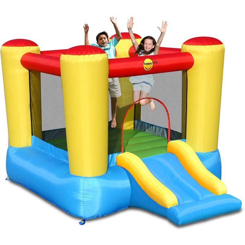 Happyhop - Castello Giostra Gonfiabile con Pompa Happy Hop New Scivolino Happyhop - Castello Giostra Gonfiabile con Pompa Happy Hop New Scivolino