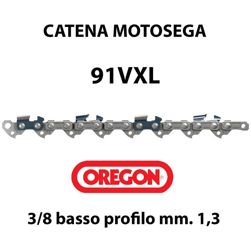 CATENA PER MOTOSEGA 91 VXL passo 3/8' SPESSORE 1,3mm-50 Maglie - Oregon