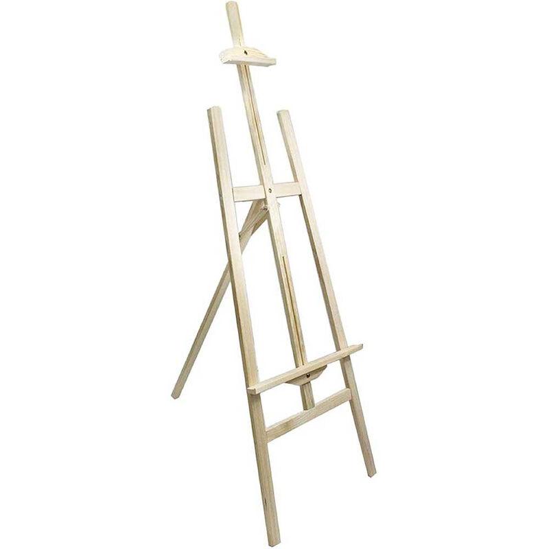 Cavalletto pittorico in Legno Leggero inclinabile Altezza 165 cm per Pittura o Esposizione di Tele Quadri e Foto arredo casa Cavalletto pittorico in Legno Leggero inclinabile Altezza 165 cm per Pittura o Esposizione di Tele Quadri e Foto arredo casa