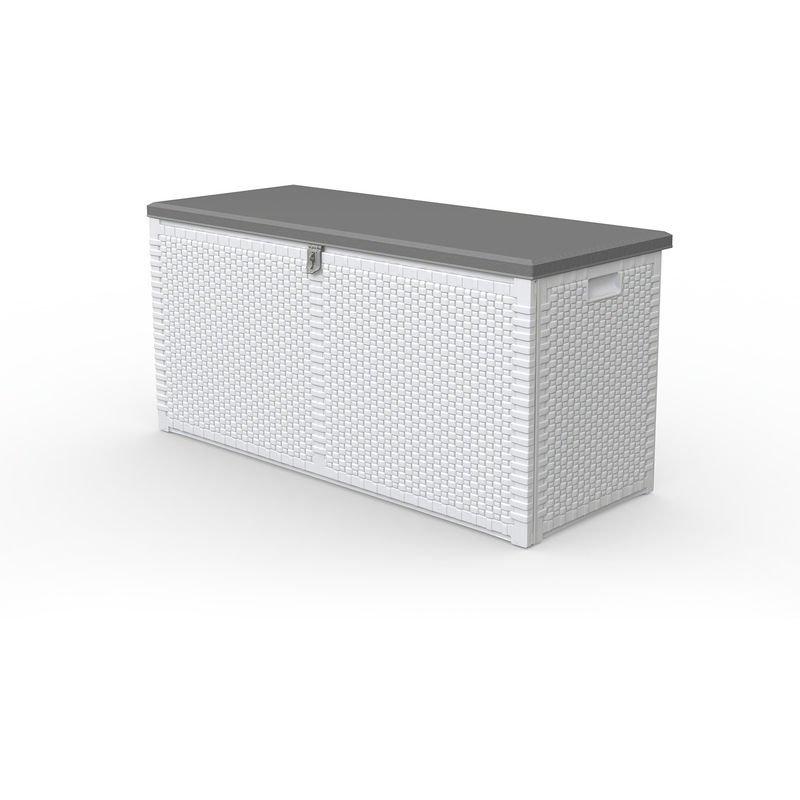 Gardiun - Baule Cassapanca in Resina Rattan 300 L. 48x120x57 cm