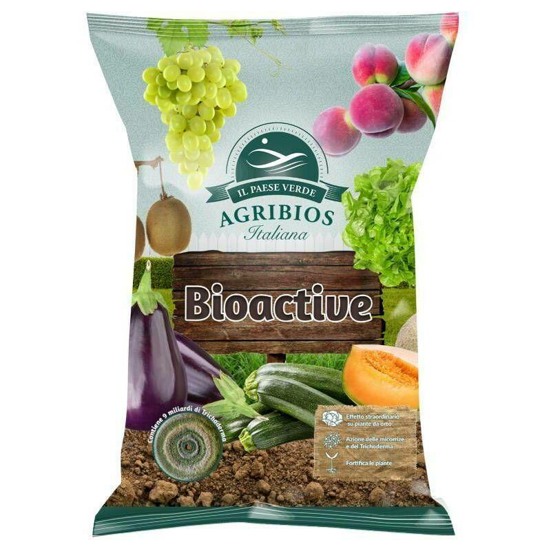 Concime Organico Naturale, BIOACTIVE Formato da 4 Kg - con Trichoderma