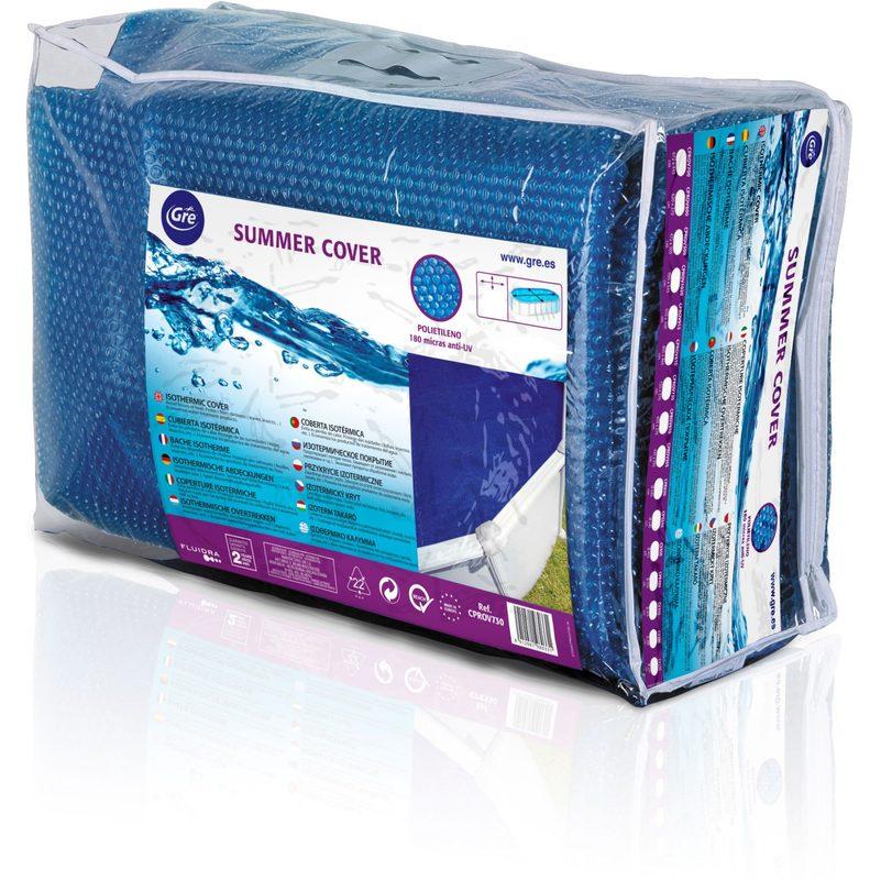 Copertura isotermica per piscina ovale 500x350, anti U.V.A, 180 micron. Dim: 485x335 Copertura isotermica per piscina ovale 500x350, anti U.V.A, 180 micron. Dim: 485x335