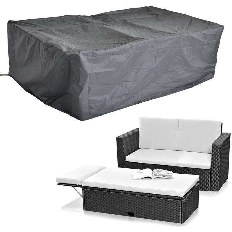 Copertura protettiva Melko telone per mobili da giardino, nero, 125 x 123 x 74 cm