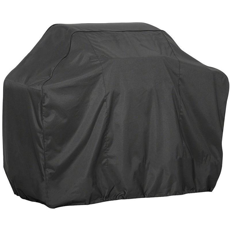 Copertura protettiva per griglia per barbecue, panno Oxford 210D, rivestimento in argento nero, 170 * 61 * 117 cm - ASUPERMALL