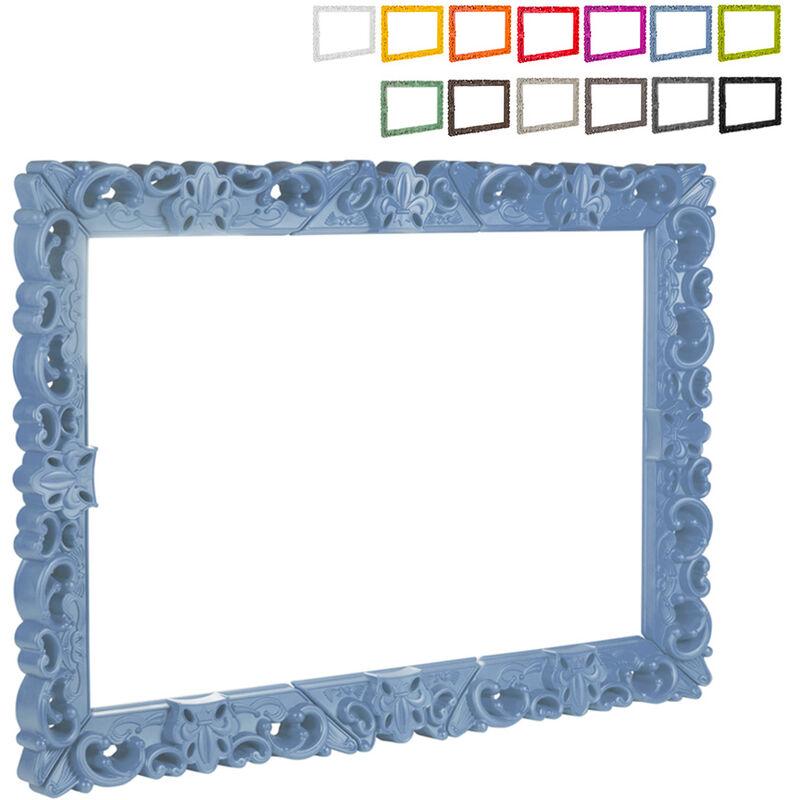 Cornice pop design barocco moderno Slide Frame Of Love Xl rettangolare | Colore: Blu