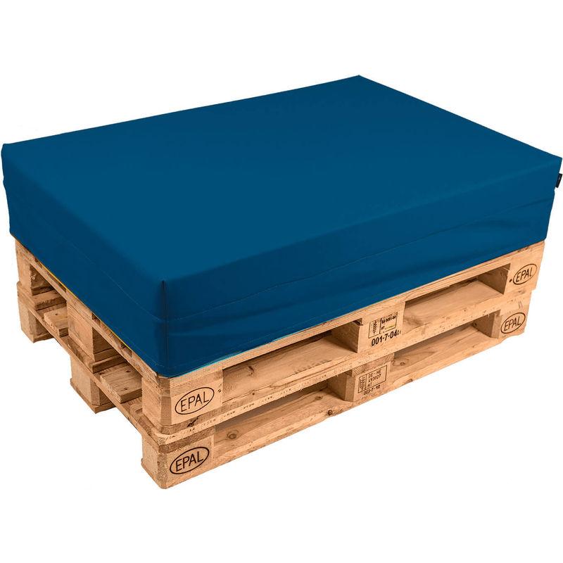 Cuscino Per Pallet 120x80cm In Tessuto Blu - Pomodone