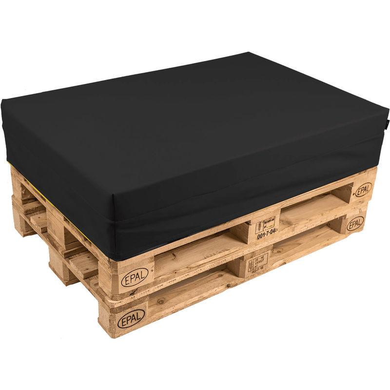 Cuscino Per Pallet 120x80cm In Tessuto Nero - Pomodone