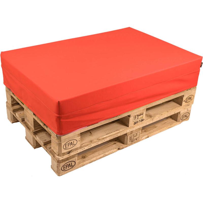 Cuscino Per Pallet 120x80cm In Tessuto Rosso - Pomodone