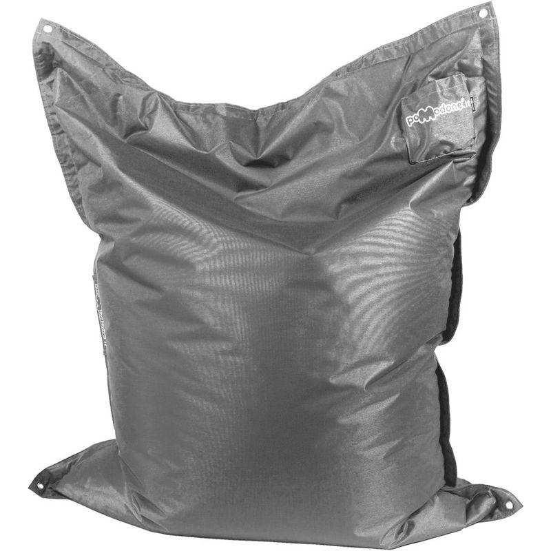 Cuscinone Poltrona Pouf Gigante 175x135 Cm In Acrilico Grigio Chiaro - Pomodone