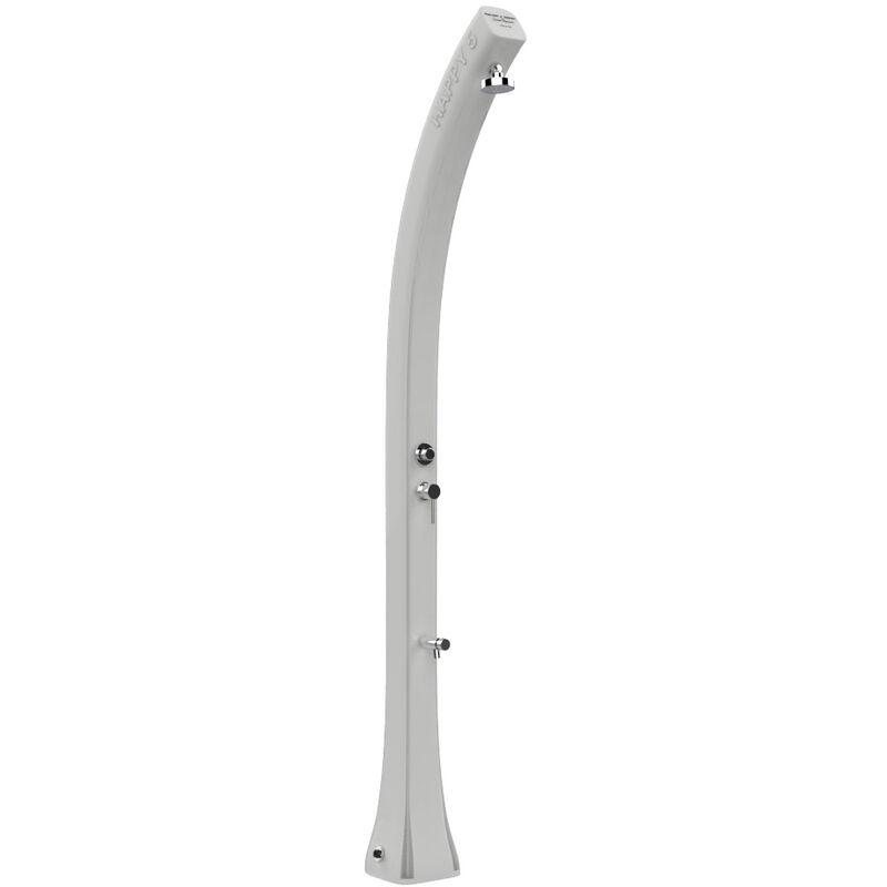 Doccia Solare Bianca Arkema e Lavapiedi cm 19,5x21,5x217 ARKEMA DESIGN - prodotto made in Italy CV-F530/9003