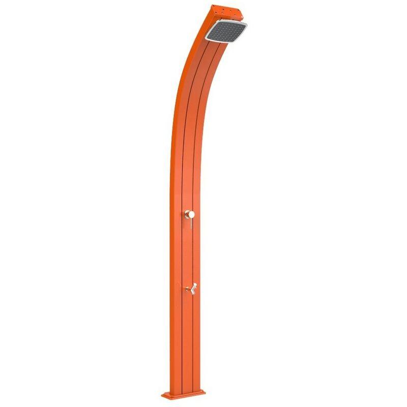 Doccia Spring con lavapiedi Arancione cm 26x12x224 ARKEMA DESIGN - prodotto made in Italy CV-A120/2009