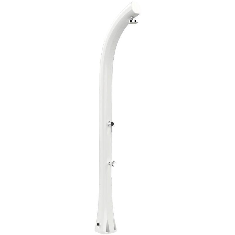 Doccia Solare Bianca Arkema Jolly Plus cm 20x21x225 ARKEMA DESIGN - prodotto made in Italy CV-B520/9003