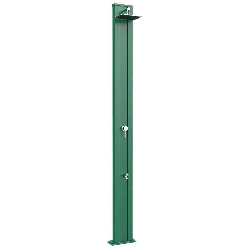 Doccia Spring S con lavapiedi Verde cm 26x12x228 ARKEMA DESIGN - prodotto made in Italy CV-A220/6016