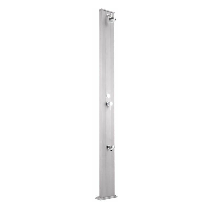 Doccia Solare Da Esterno Giardino 30l Miscelatore E Lavapiedi Arkema Spring S Inox Paint