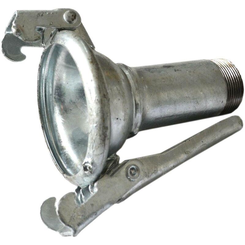 Abrek - femmina con tronchetto 60 mm x 2 filettato zincato raccordo per irrigazione Abrek - femmina con tronchetto 60 mm x 2 filettato zincato raccordo per irrigazione