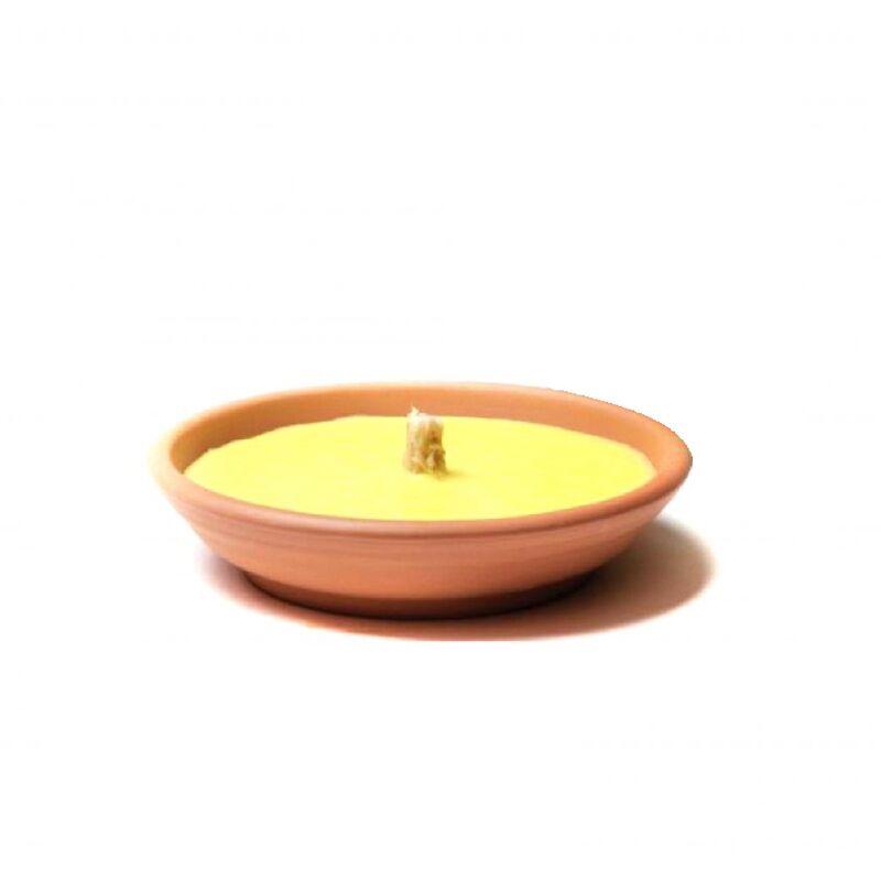Fiaccola profumata alla citronella candela uso esterno giardino coccio zanzare Fiaccola profumata alla citronella candela uso esterno giardino coccio zanzare