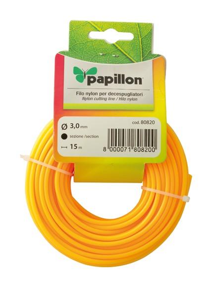 Filo decespugliatore nylon tondo 3mm x 15mt