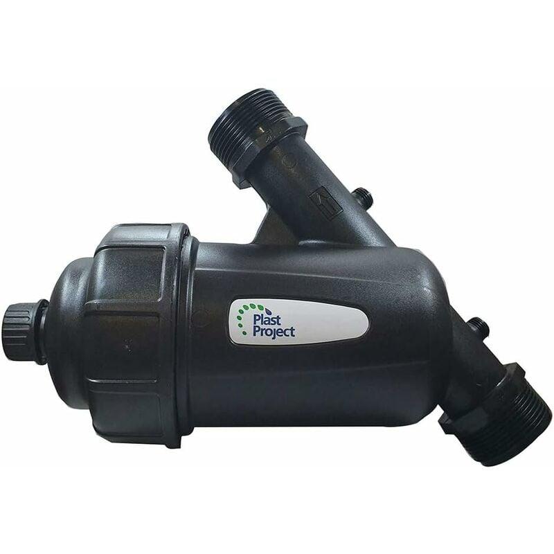 Filtro acqua per irrigazione - da 3/4' - in polipropilene con cartuccia a rete in acciaio inox - Filtra Sino a 120 Mesh (130 Micron) Filtro acqua per irrigazione - da 3/4' - in polipropilene con cartuccia a rete in acciaio inox - Filtra Sino a 120 Mesh (130 Micron)