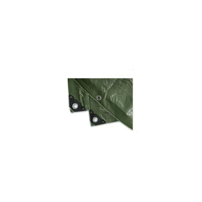 Telo multiuso occhiellato 3x4 verde - SACAR