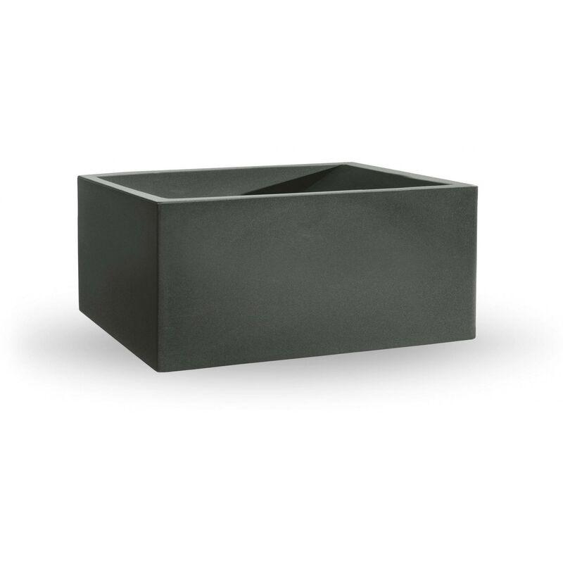 Cassetta in resina 'Cosmos' 80 cm. Antracite